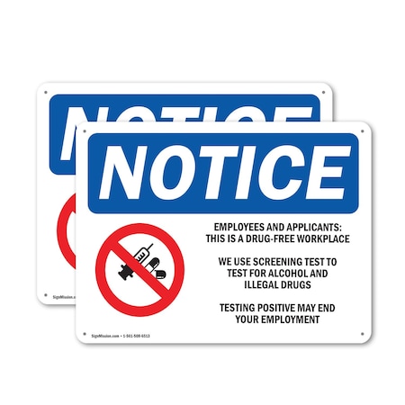 Signmission Safety Culture Sign, 10 in Width, Aluminum, Rectangle OS-2PACK-NS-A-710-L-15527